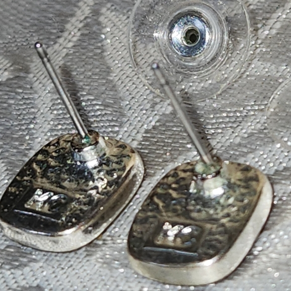 Abalone Stud Earrings - Picture 3 of 4